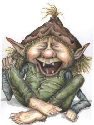 Happy troll